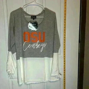 Oklahoma State Cowboys Long Sleeve Top, Women's Size Large***New With Tags***
